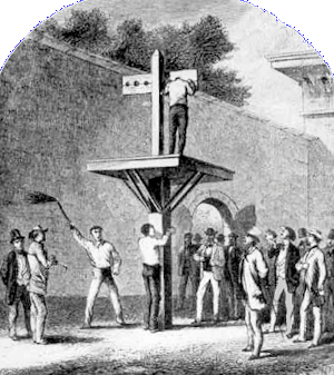 delaware whipping post drawing