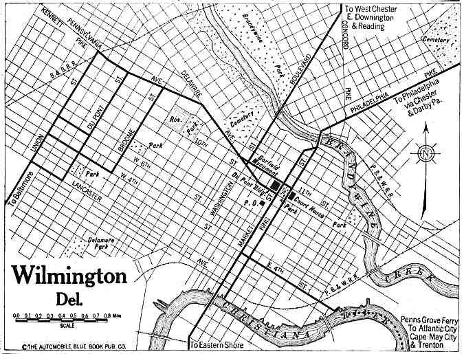 Wilmington, Del. map 1920