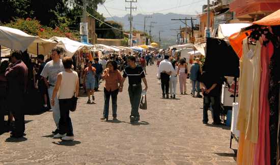 Mercado en Tepoztlán